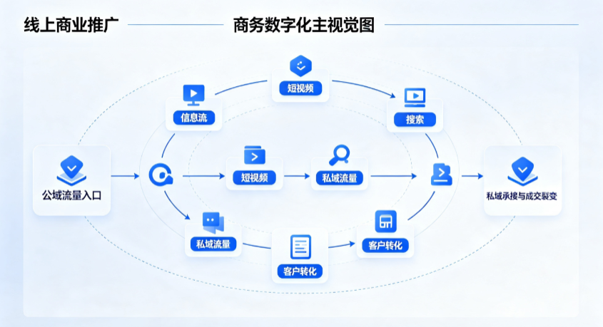 涵江区线上商业推广怎么做？全域流量闭环搭建与低成本转化实战指南